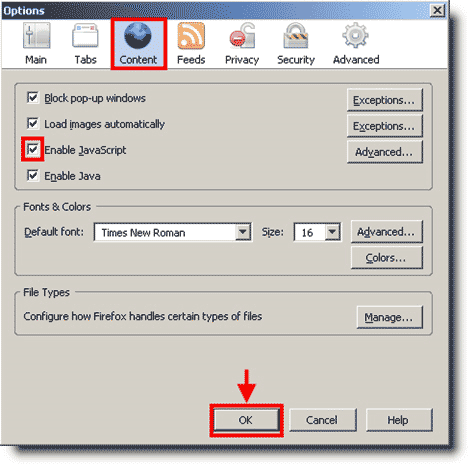 How do I enable JavaScript in my browser?